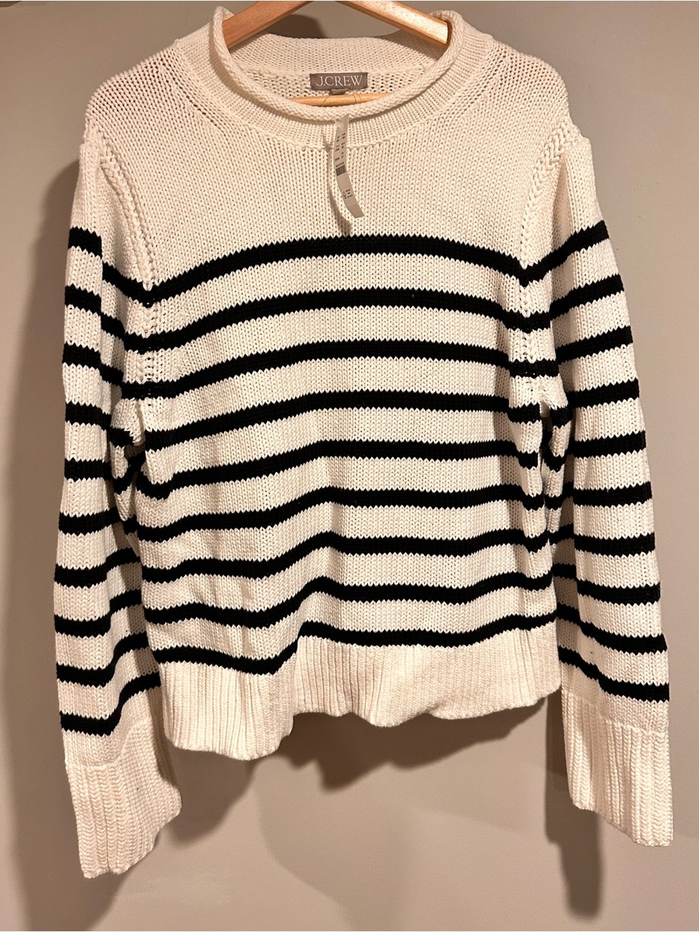 NWT! J. Crew Striped Knit Sweater - 2X